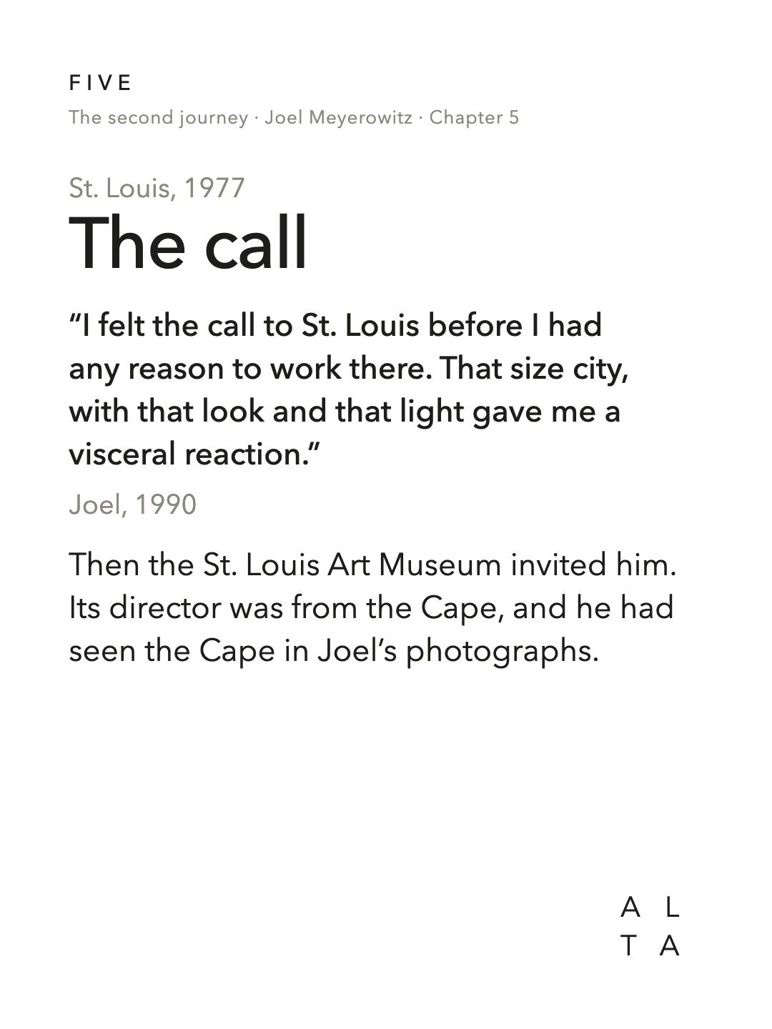 Five, Chapter 5 · Back to the city (4/20)