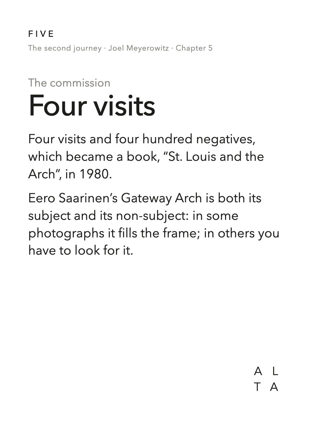 Five, Chapter 5 · Back to the city (6/20)