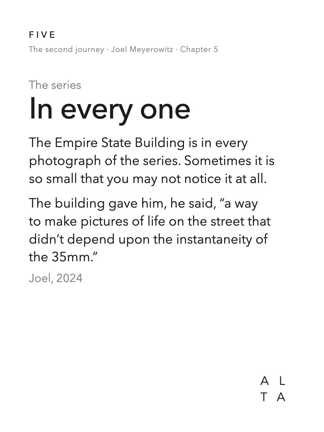 Five, Chapter 5 · Back to the city (14/20)
