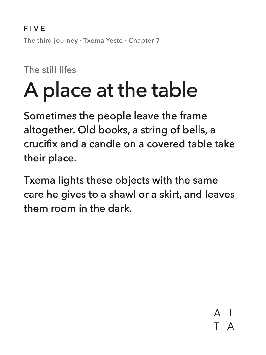 Five, Chapter 7 · Folk Pride, Part IV (5/20)