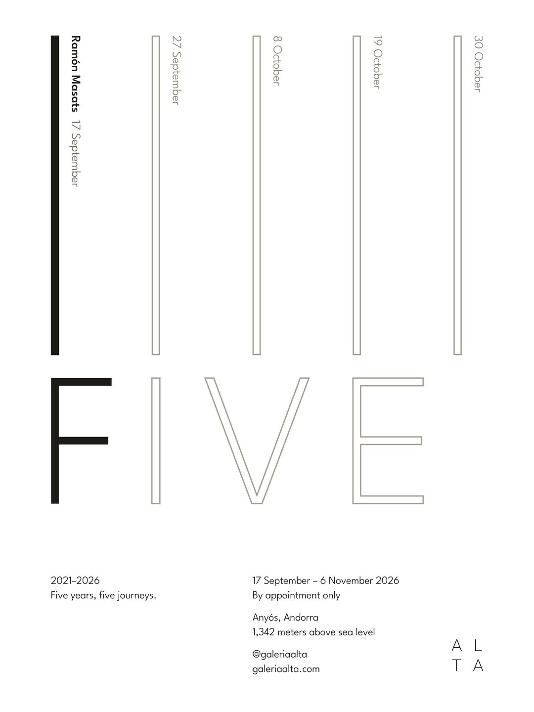 Five, Five years, five journeys (1/6)