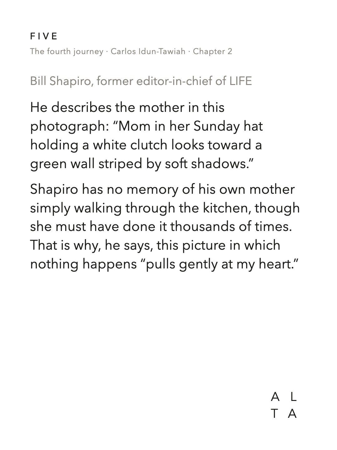 Five, Chapter 2 · Sunday Special (4/20)