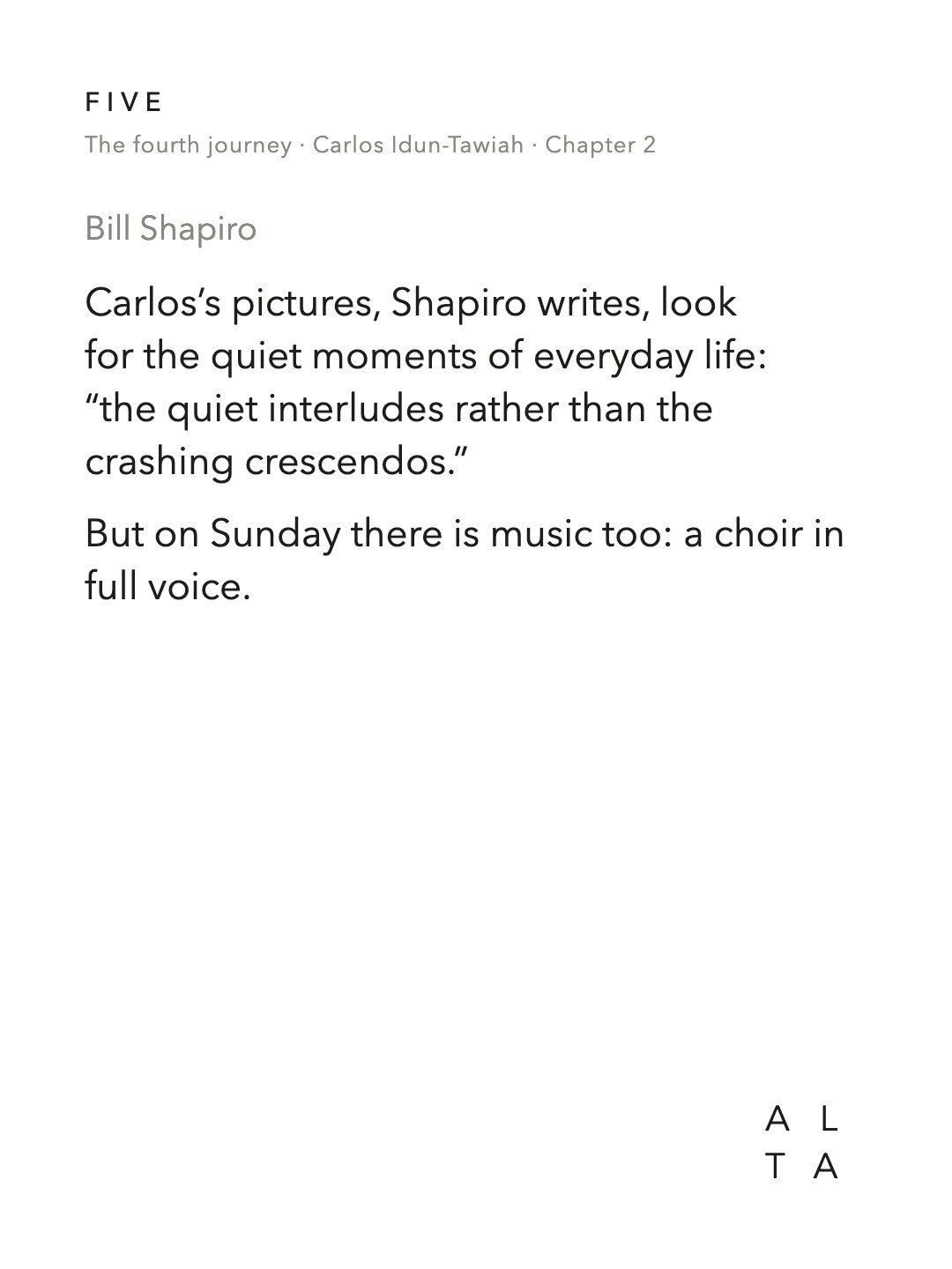 Five, Chapter 2 · Sunday Special (16/20)