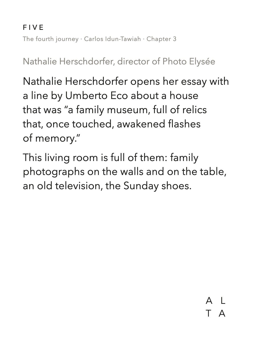 Five, Chapter 3 · Sunday Special, Part II (6/20)