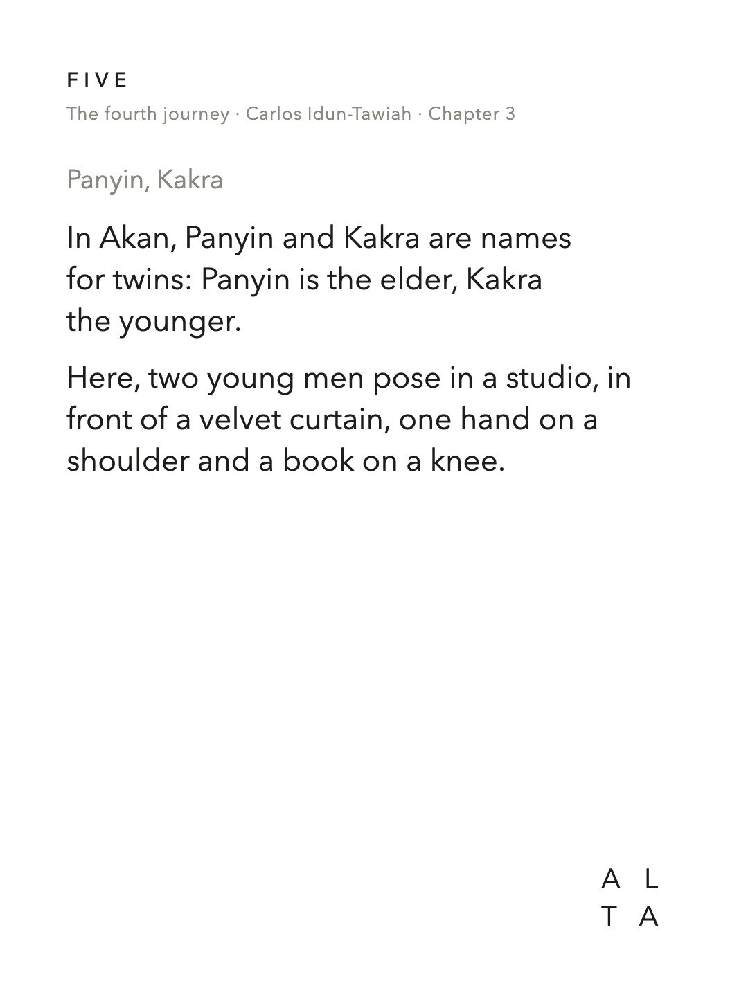 Five, Chapter 3 · Sunday Special, Part II (16/20)