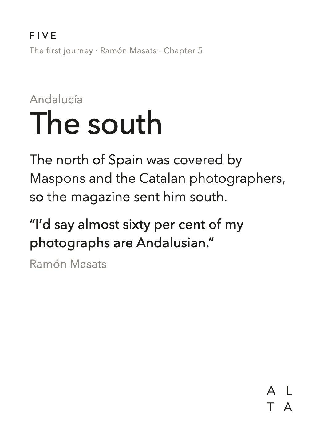 Five, Chapter 5 · Madrid (7/16)