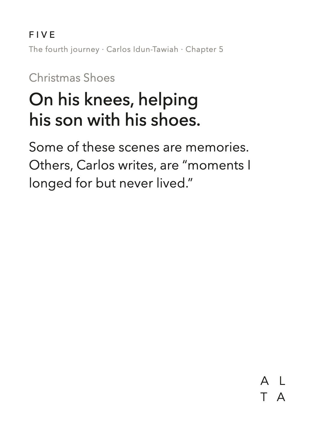 Five, Chapter 5 · Hero, Father, Friend (10/20)