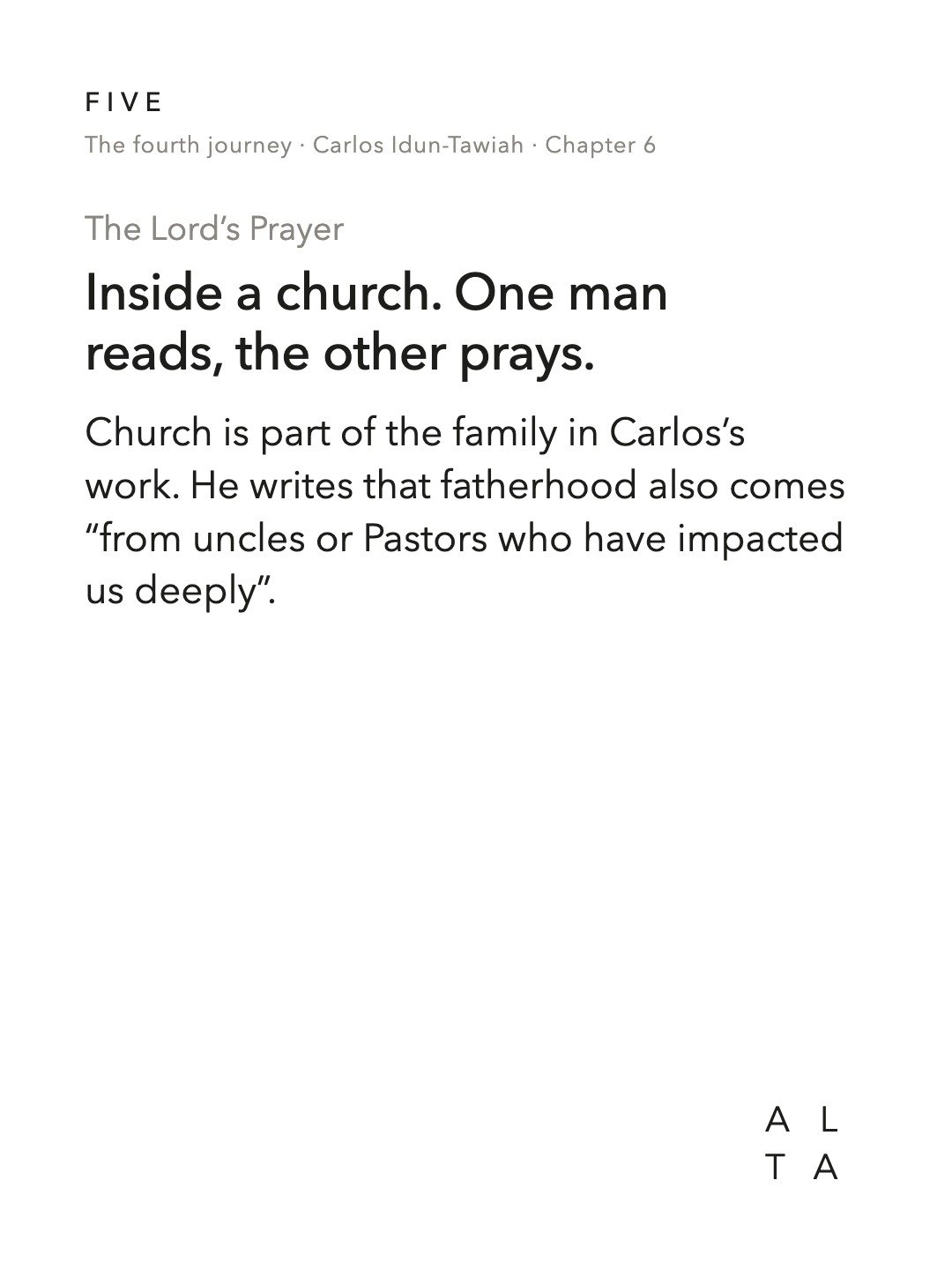 Five, Chapter 6 · Hero, Father, Friend, Part II (10/20)