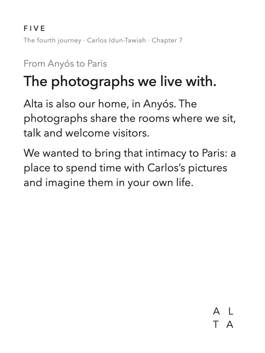 Five, Chapter 7 · Paris Photo 2025 (8/18)