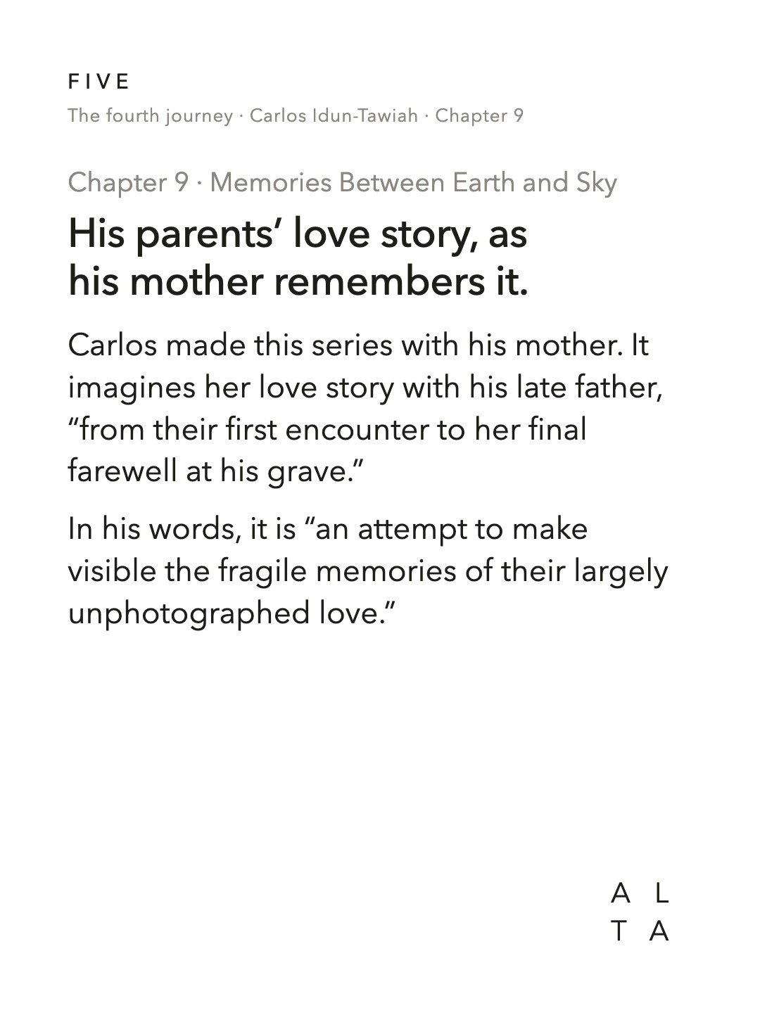 Five, Chapter 9 · Memories Between Earth and Sky (2/20)