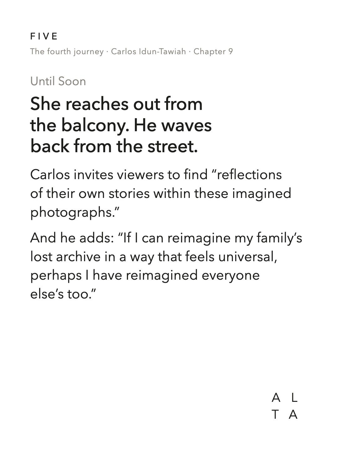 Five, Chapter 9 · Memories Between Earth and Sky (12/20)