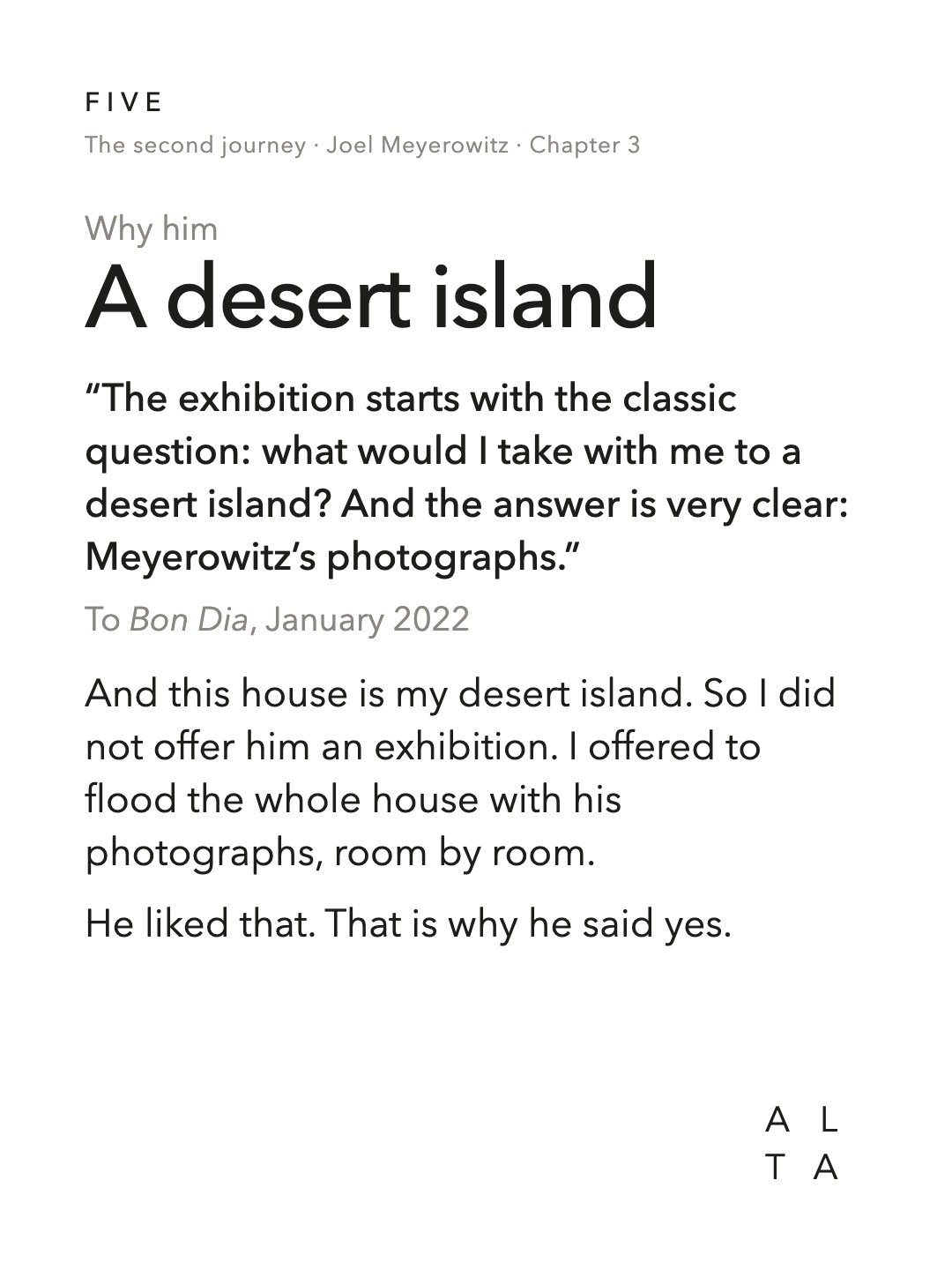 Five, Chapter 3 · License to See (4/20)