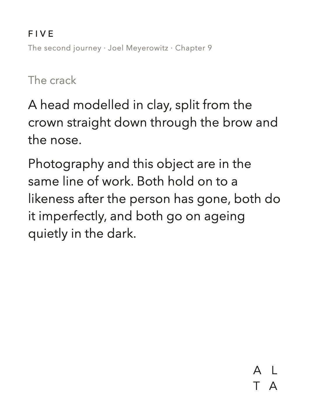 Five, Chapter 9 · Morandi's Objects (10/14)