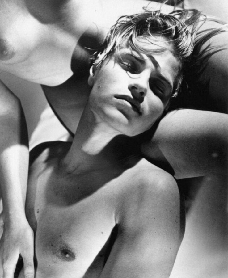 Bruce Weber, Jerome and his girlfriend, Paris studio, 1987