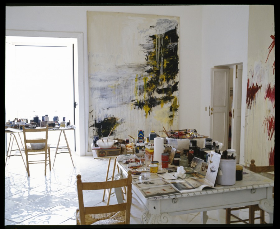 Twombly's studio, Rome, Italy