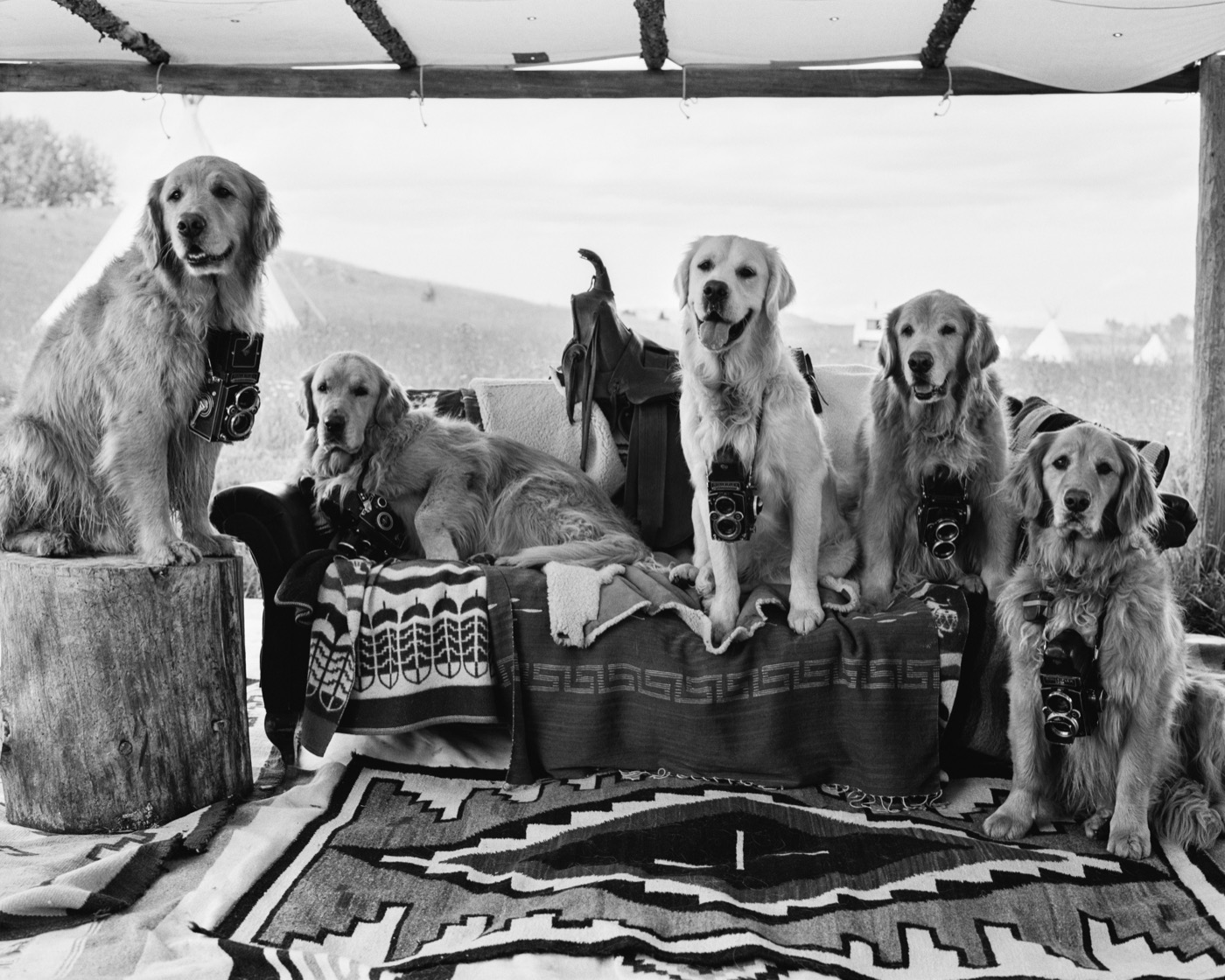 Bruce Weber, The Official Meeting of the Montana Rolleiflex Camera Club, Little Bear Ranch, Montana, 1997