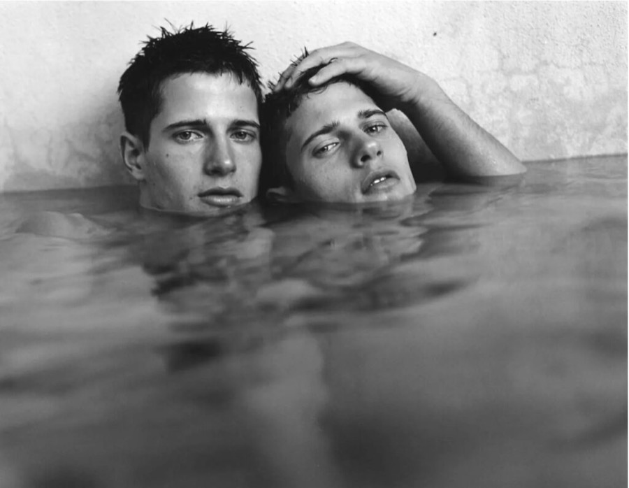 Bruce Weber, Carlson Twins in Water Up To Their Heads, 2000