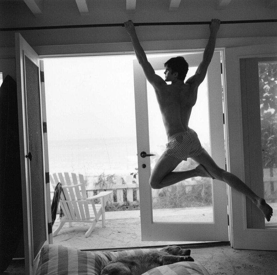 Bruce Weber, Peter just hanging around the house, Golden Beach, Florida, 1999