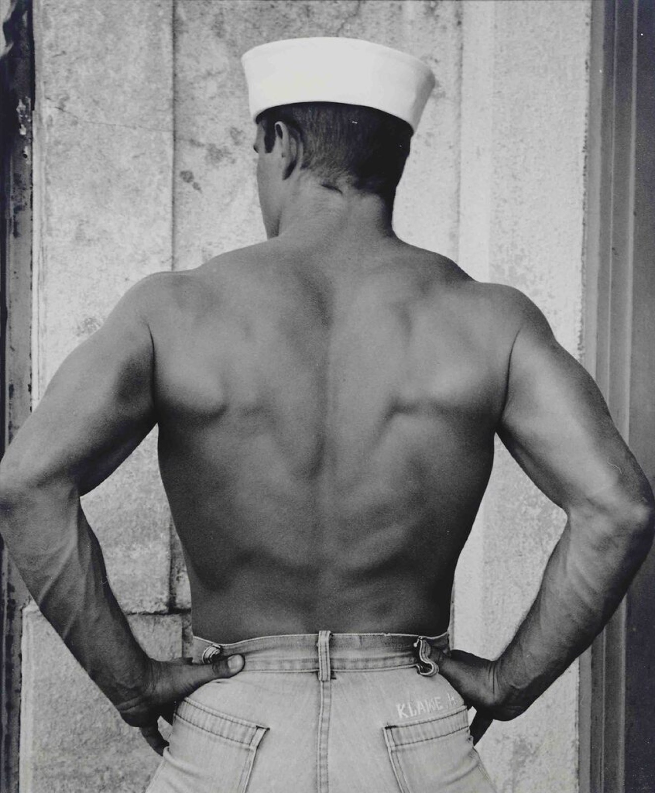 Bruce Weber, Zor's Back, Sailor Hat, Waikiki, 1982
