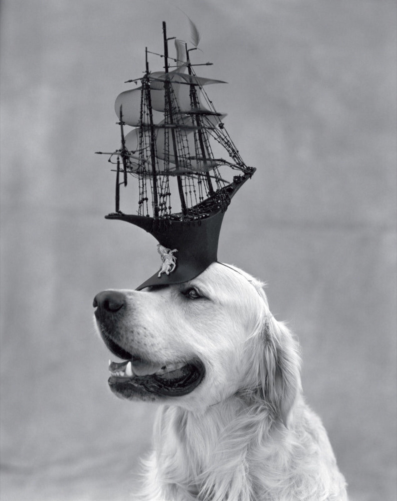 Bruce Weber, Skye wearing a Philip Treacy hat, Golden Beach, Florida, 1998