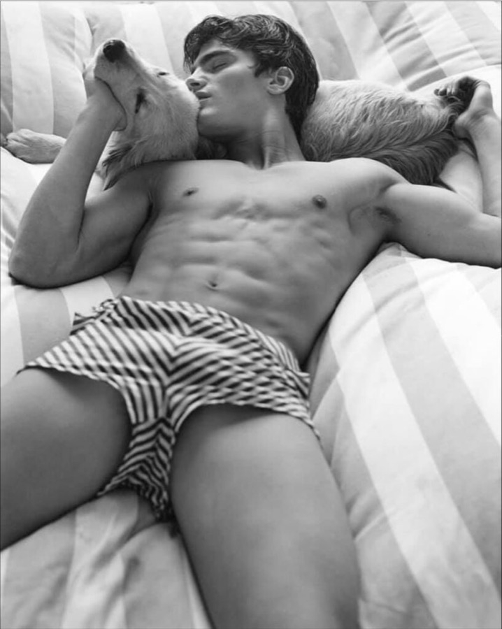 Bruce Weber, Peter Johnson and True, Golden Beach, Florida, 1999