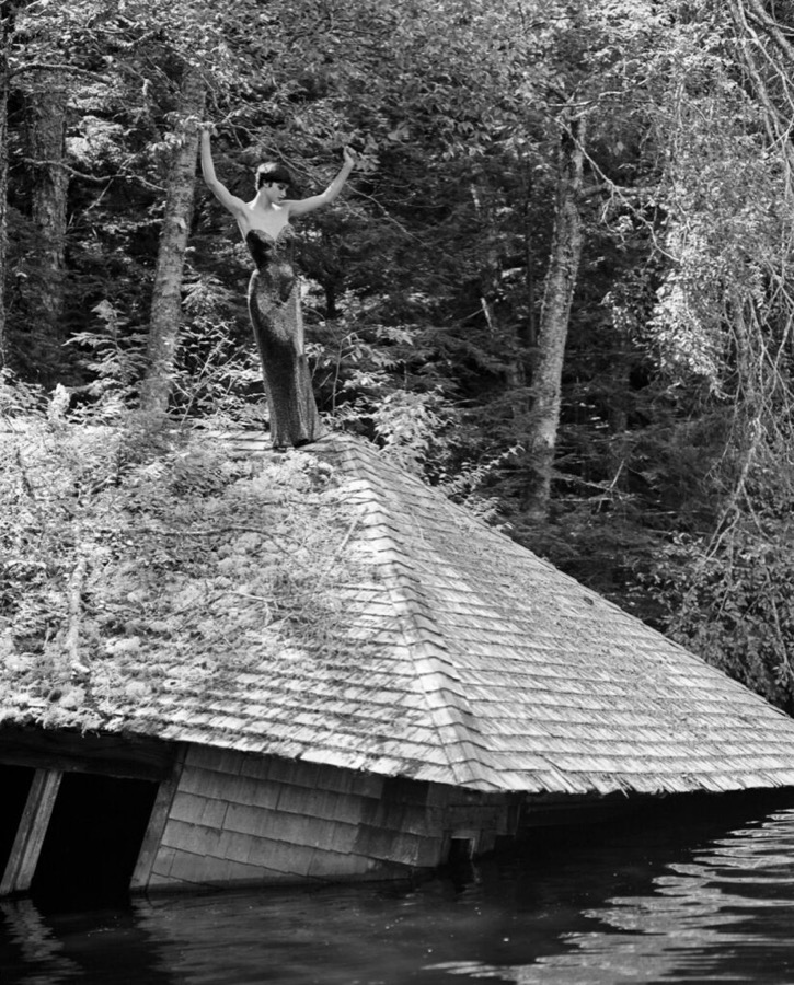 Bruce Weber, Marielle MacVille, Adirondacks, New York, 1989