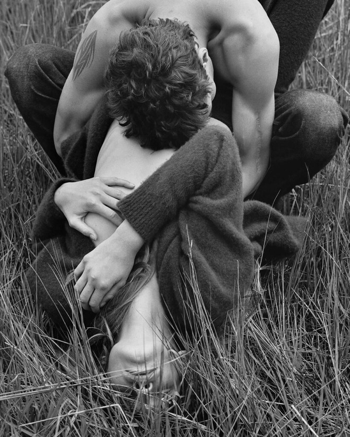 Bruce Weber, Tanga Moreau and Cedric Jimenez, Cape Charles, Virginia, 1997