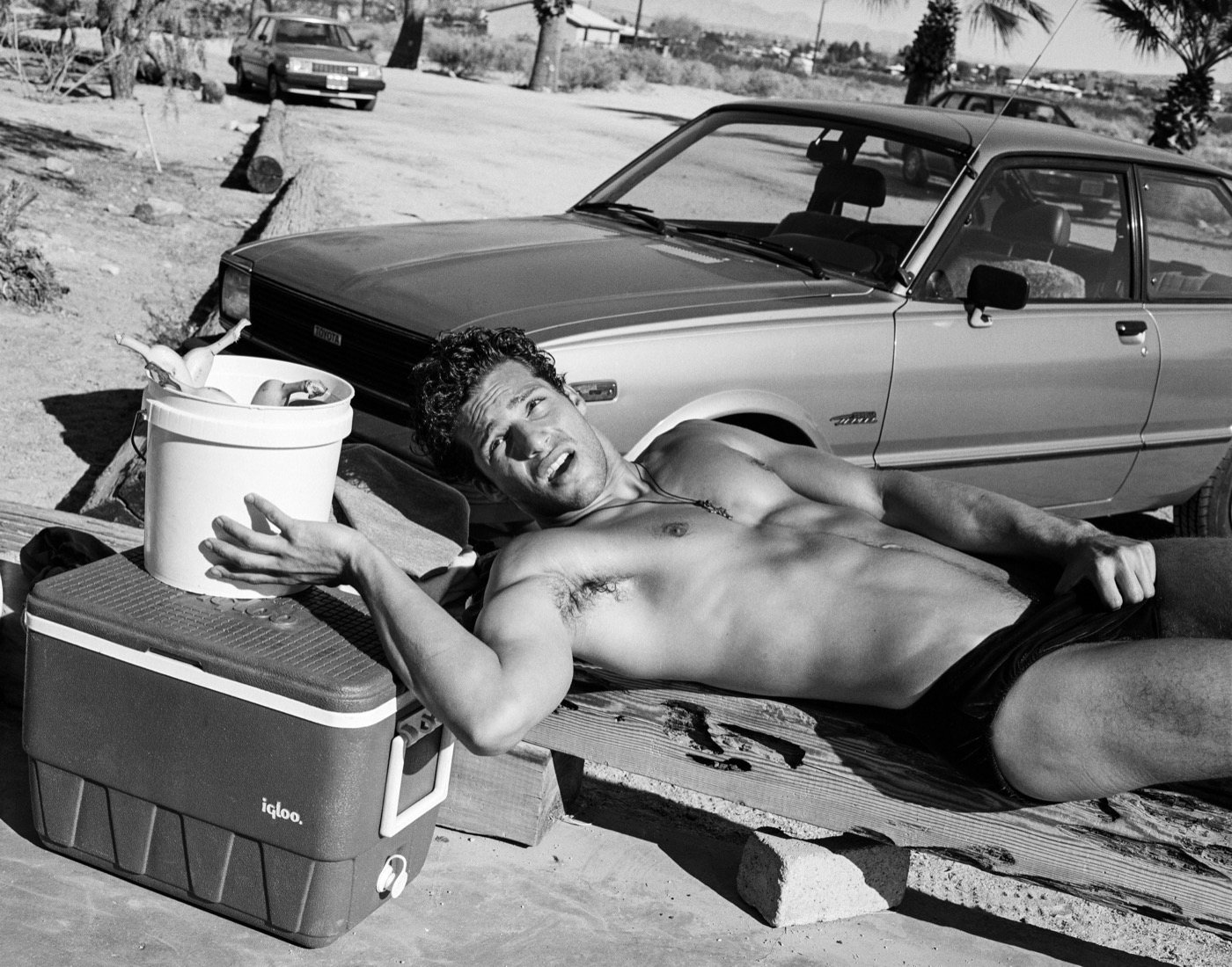 Bruce Weber, Dave at 29 Palms Parking Lot, California, 1986