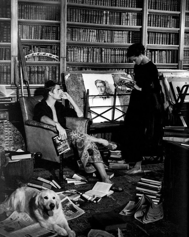 Bruce Weber, Mark Vanderloo and Shalom Harlow., 1996