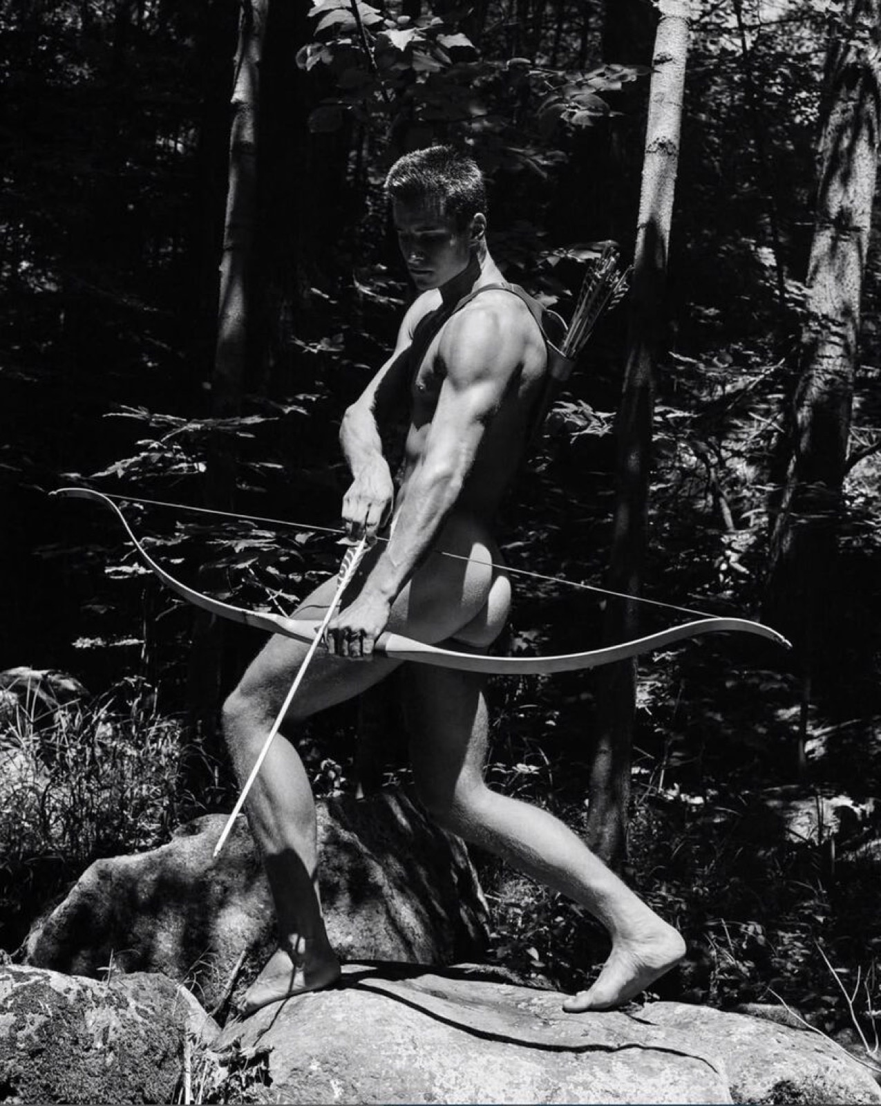 Bruce Weber, George, Upper Saranac Lake, Adirondacks, New York, 1983