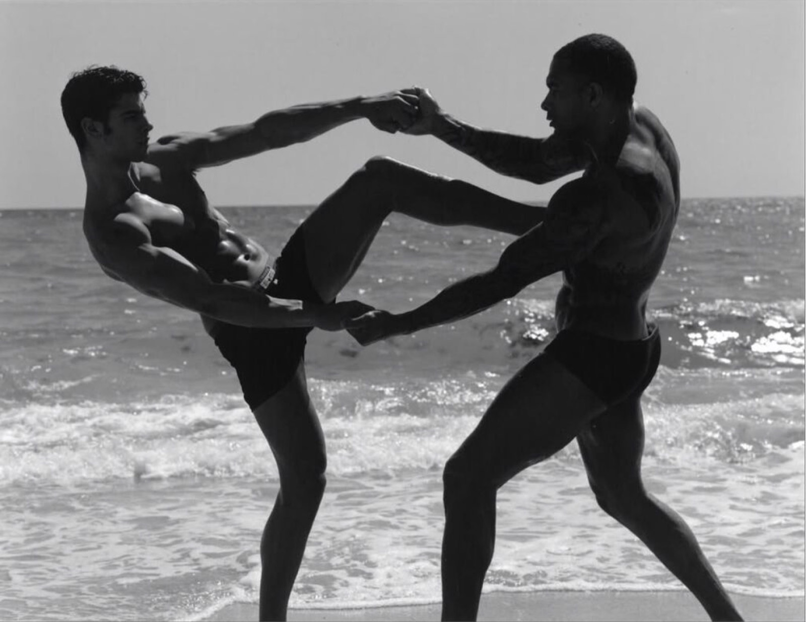Bruce Weber, Franky Cammarata and Kenneth Guidroz, Golden Beach, Florida, 2014