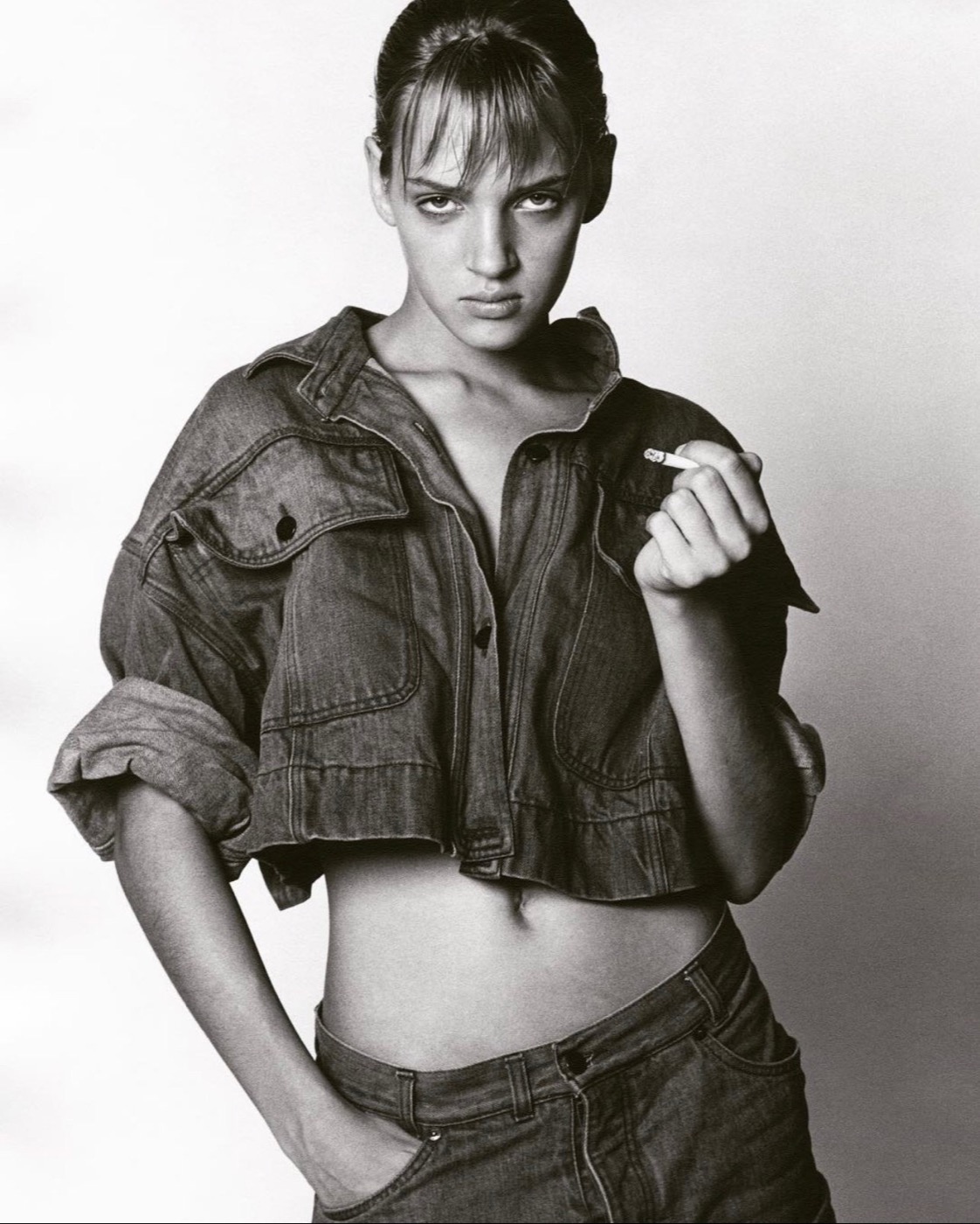 Bruce Weber, Uma Thurman, New York, 1985