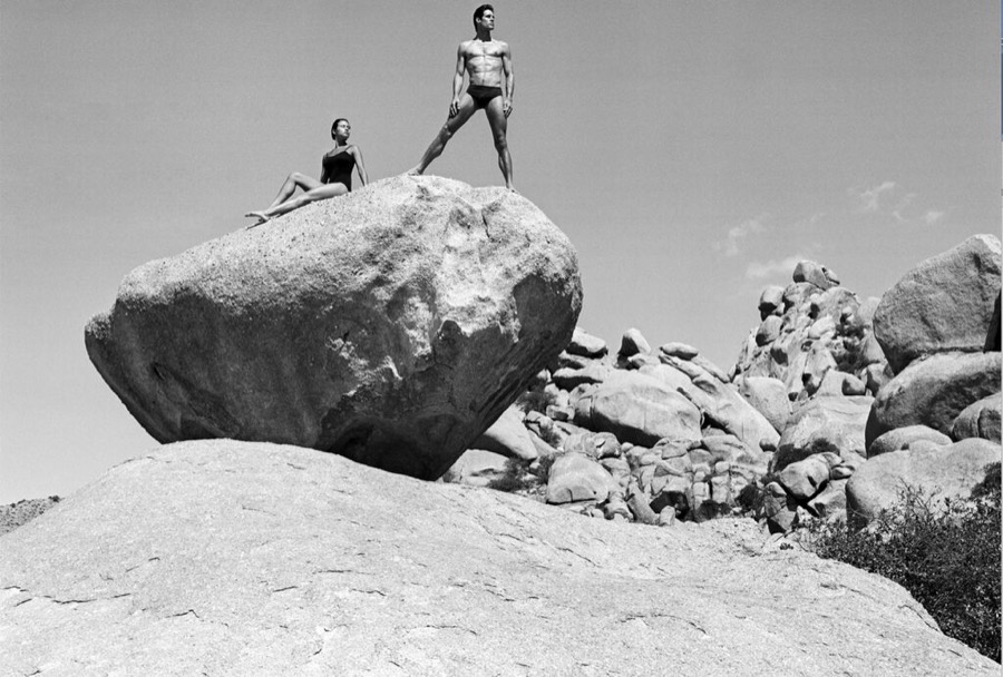 Bruce Weber, Nathalie and Jeff Aquilon, Arizona, 1983