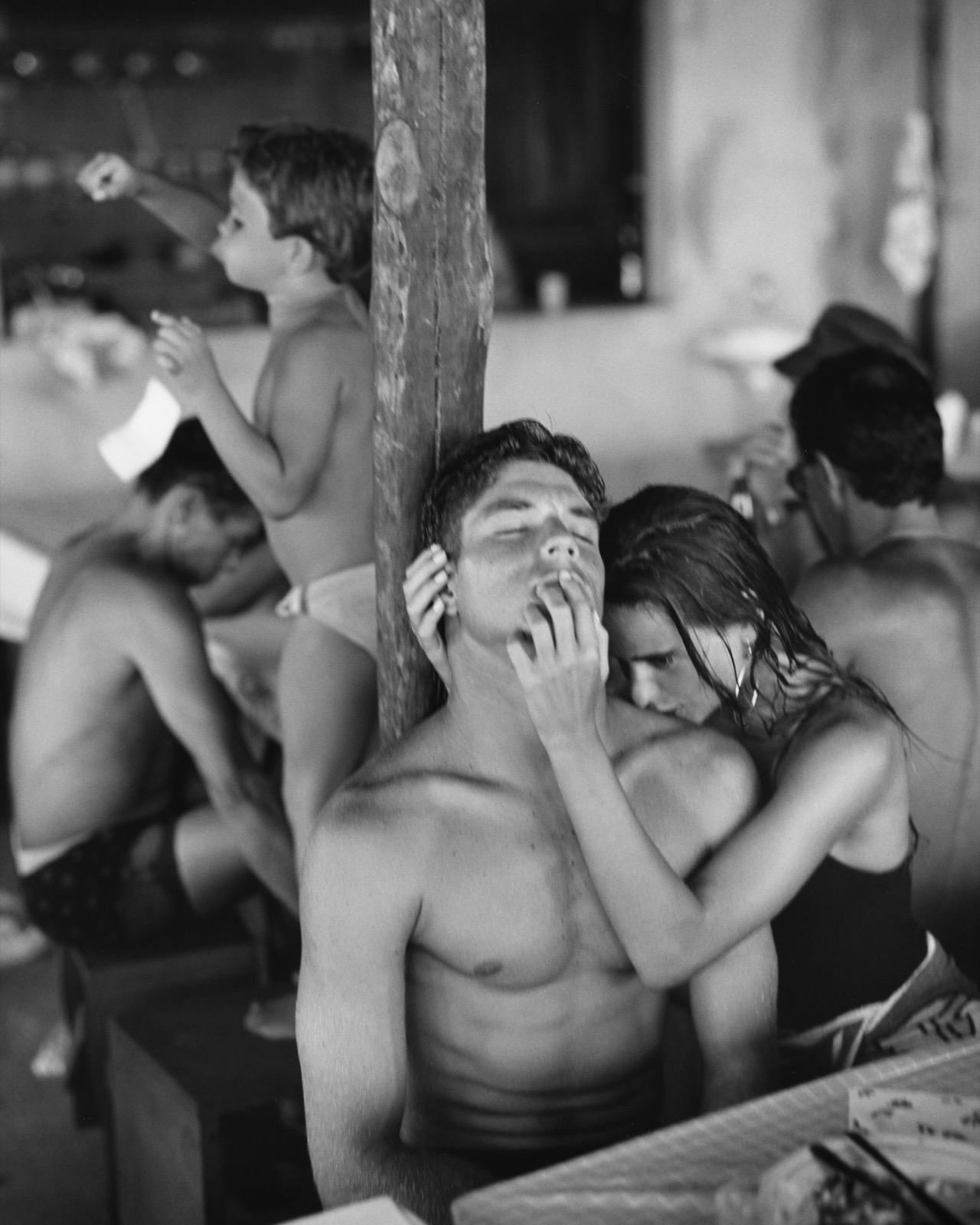 Bruce Weber, Jorge and Luchiana at Tia Penha, Rio de Janeiro, Brazil, 1986