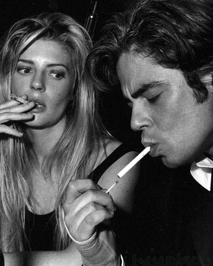 Bruce Weber, Benicio del Toro and Chiara Mastroianni, ca. 2002