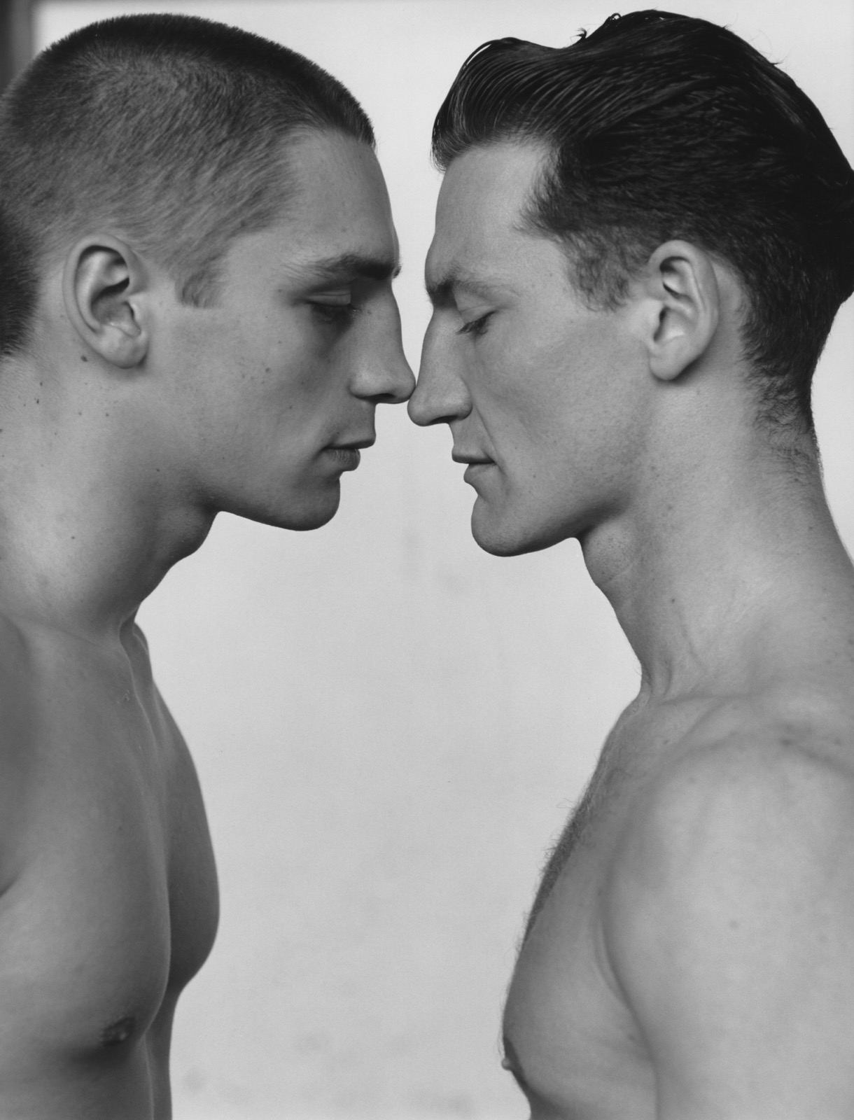 Bruce Weber, Wesley and Darren Morgan, boxers, London, England, 1996
