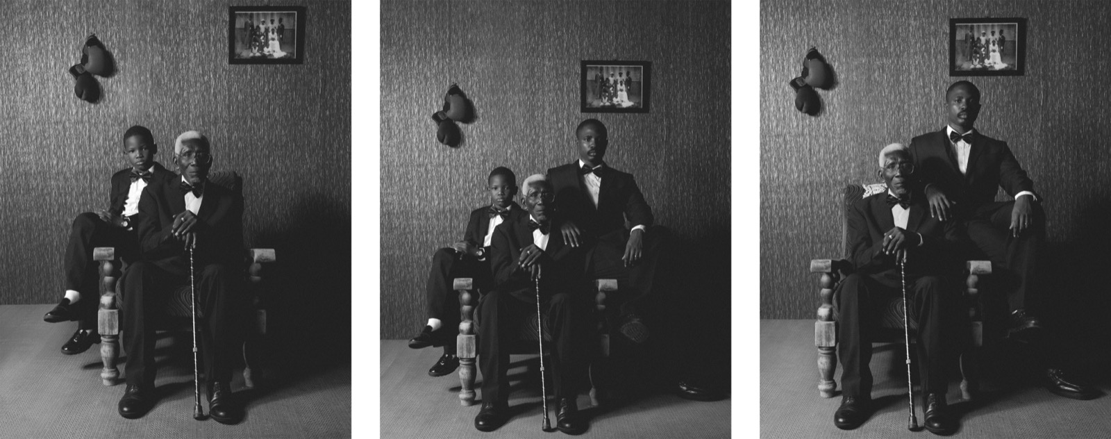 Carlos Idun-Tawiah, Generations, (Triptych), Accra, Ghana, 2024