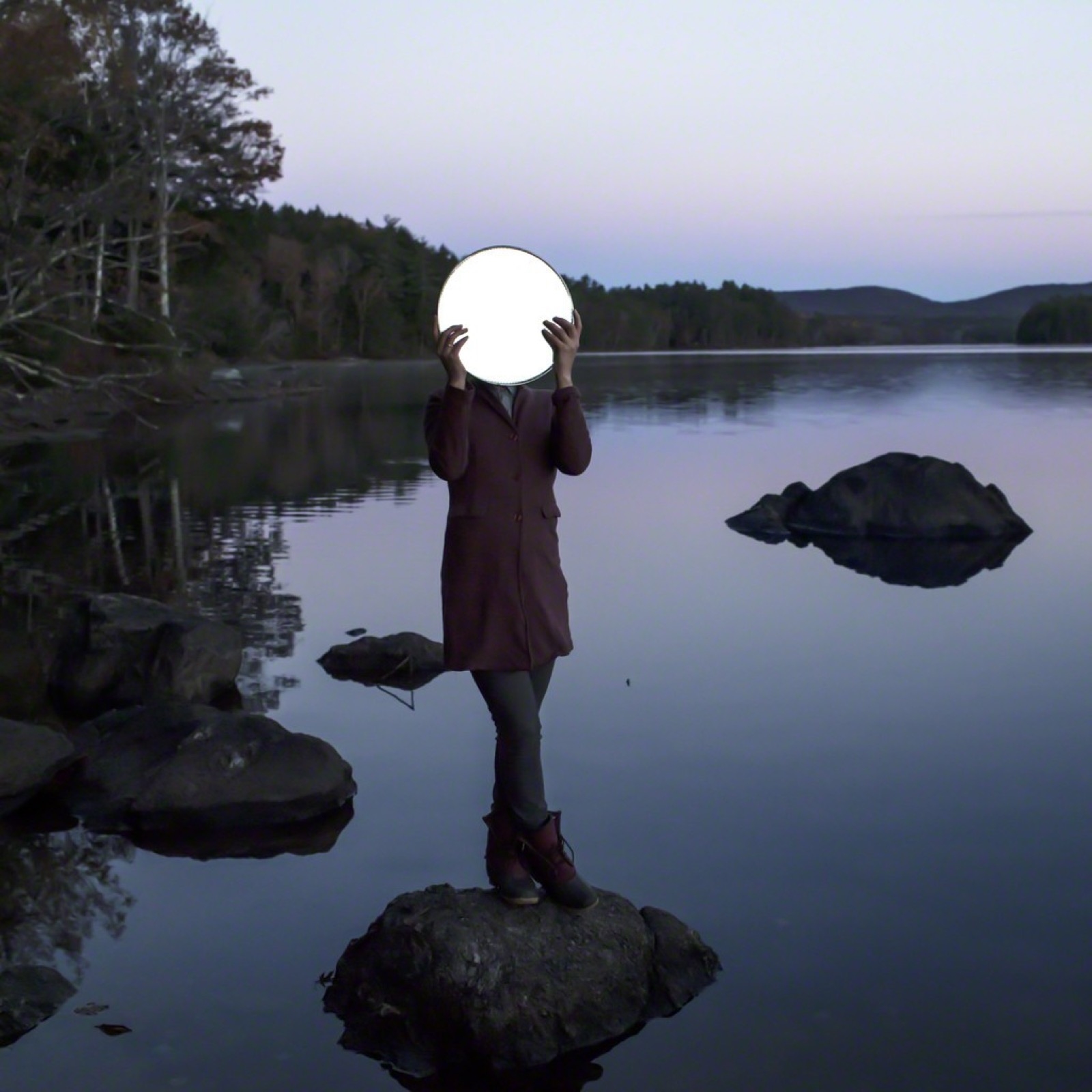 Cig Harvey, Sadie & the Moon, Lake Megunticook, Maine, 2013