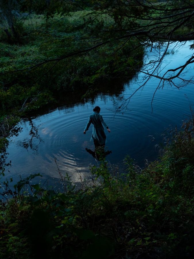 Cig Harvey, Emily in the River, Union, Maine, 2019