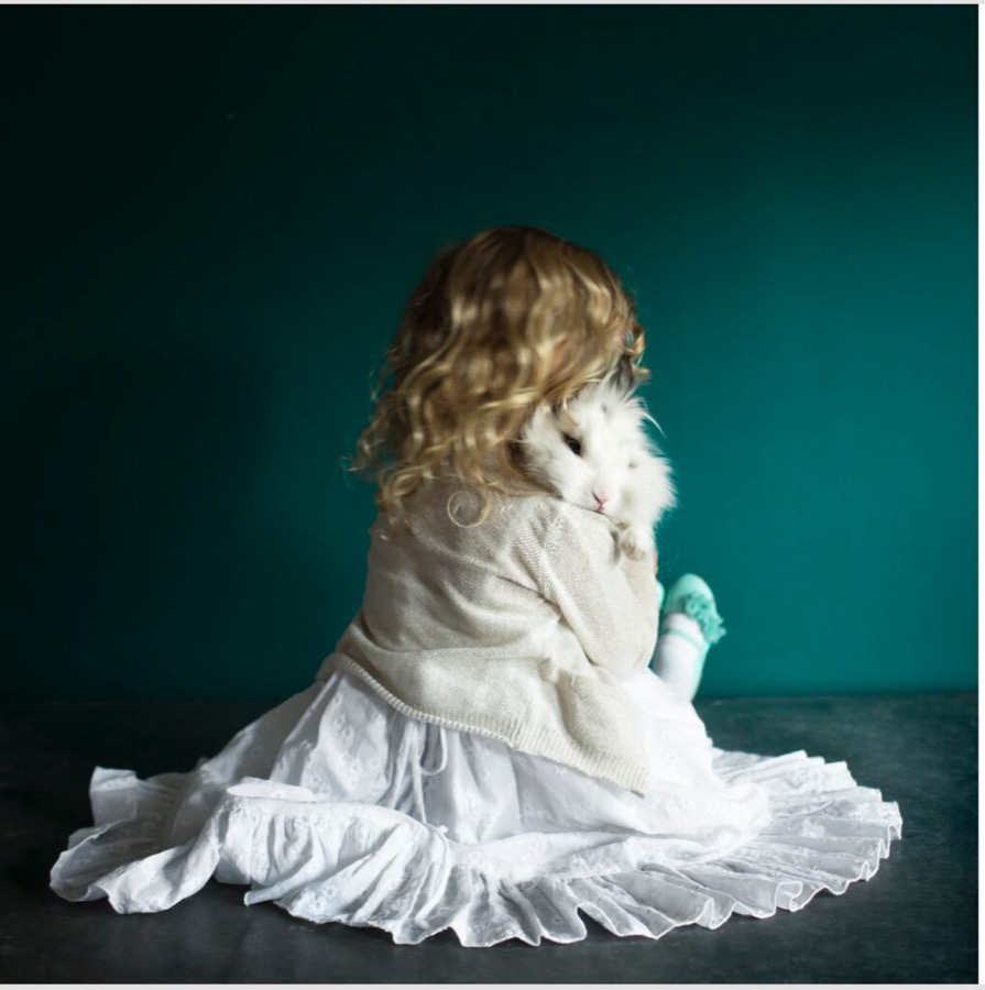 Cig Harvey, Audrey and the Bunny, Rockport, Maine, 2015