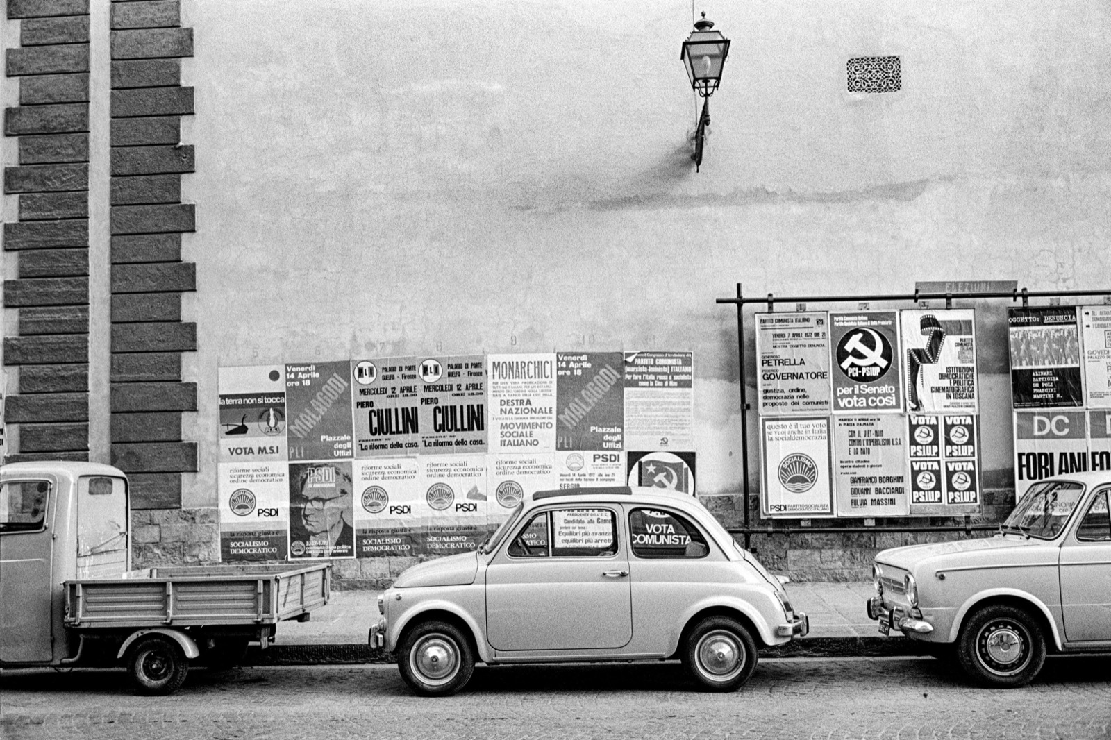 Clark Winter, Politics, Florence, Italy, 1972