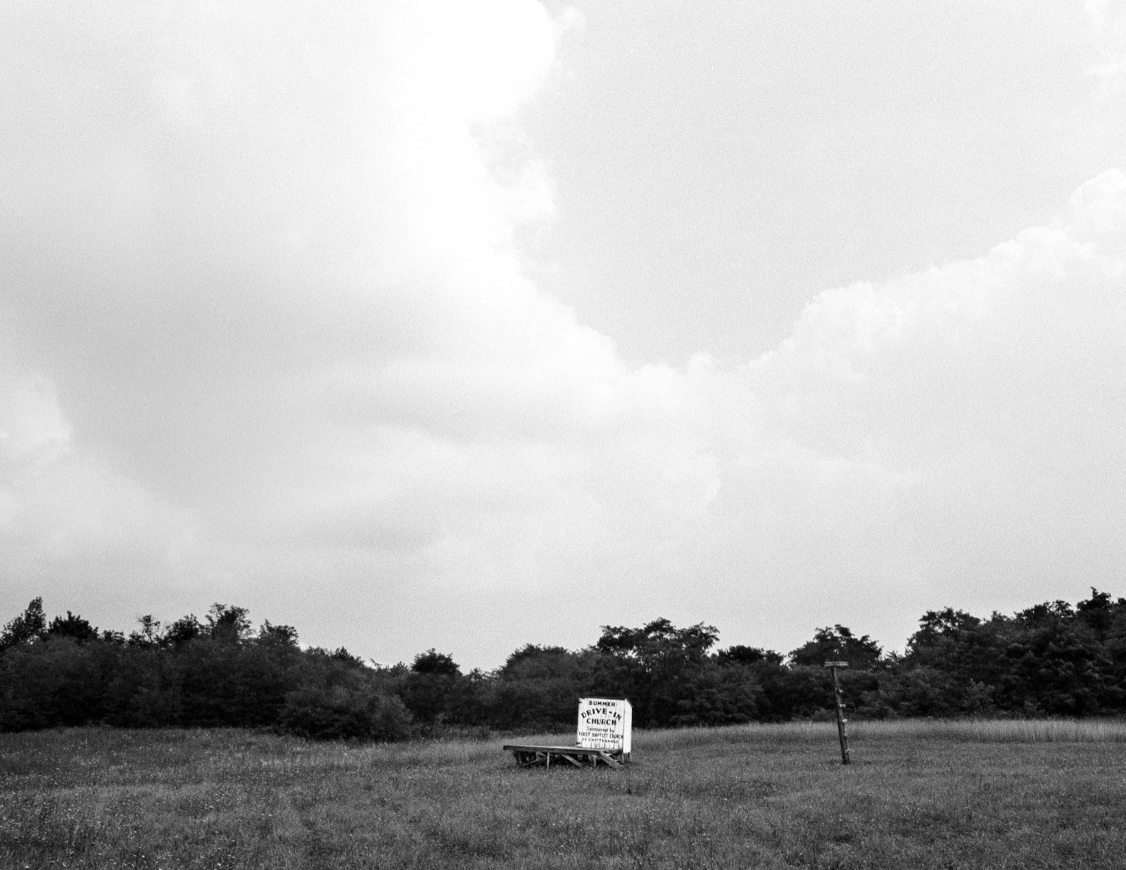 Clark Winter, Drive-In Church, Ohio, 1972
