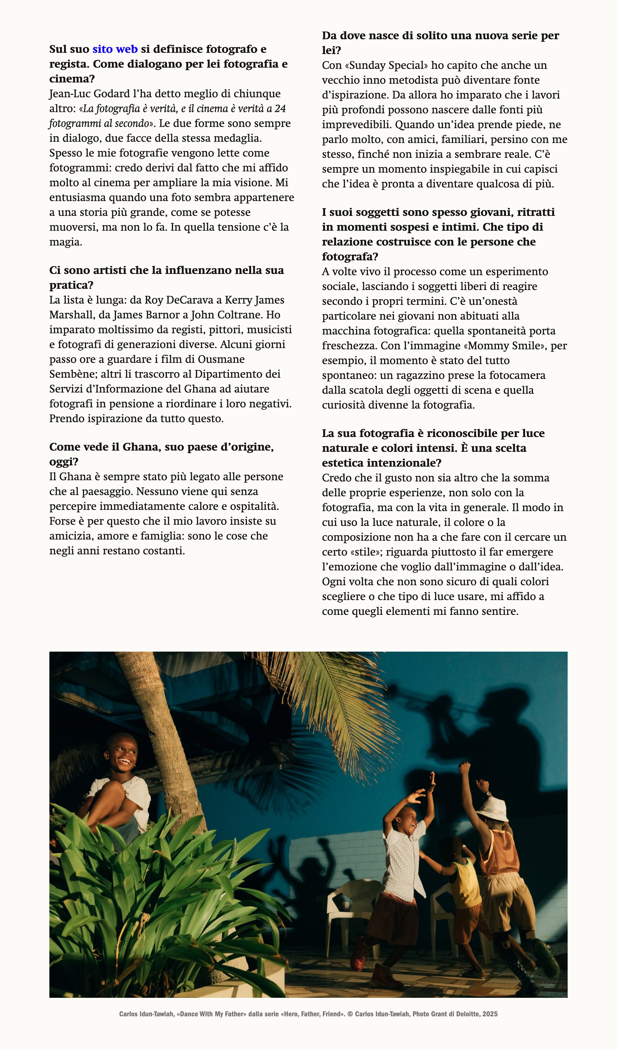 Carlos Idun-Tawiah Wins Deloitte Photo Grant 2025