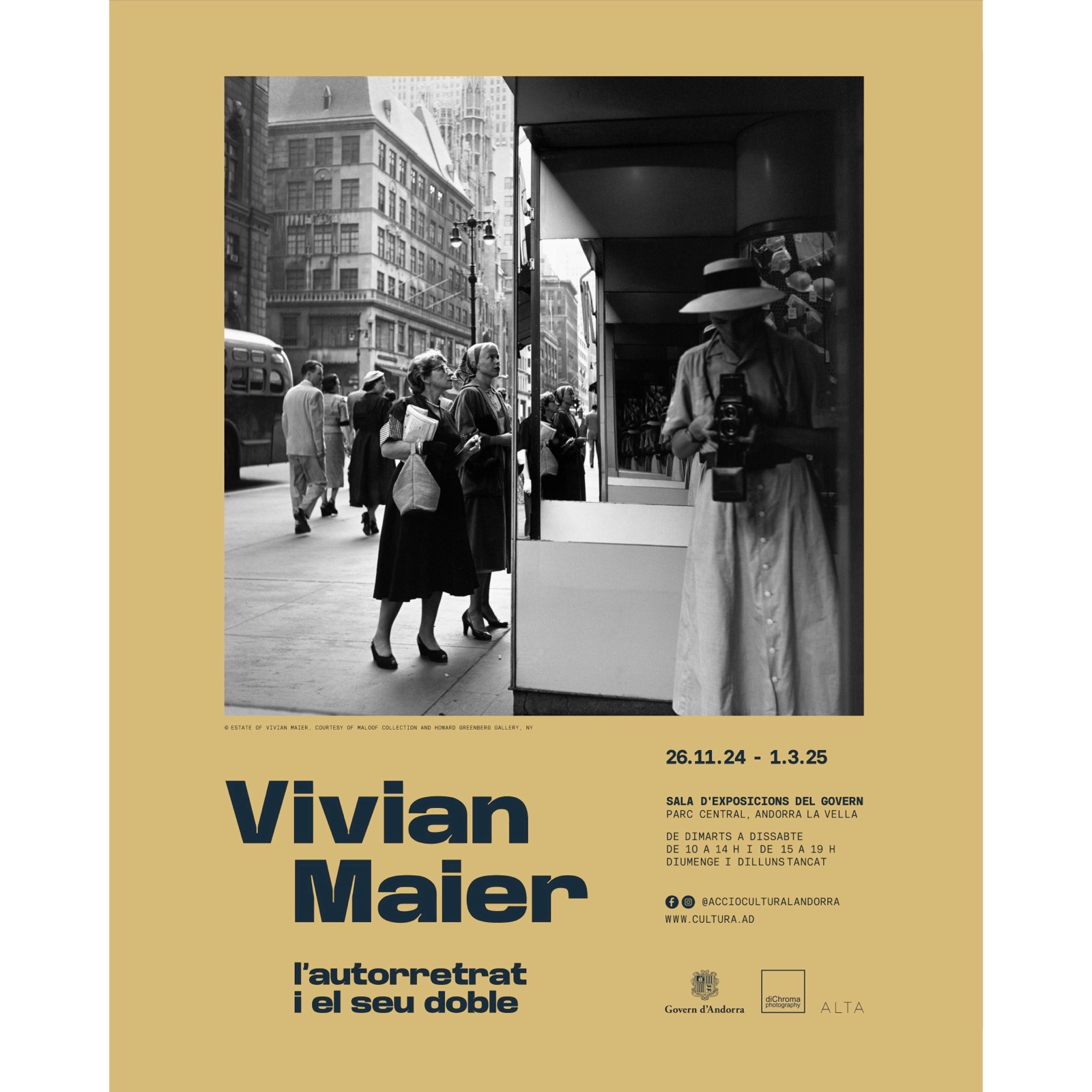 Vivian Maier at the Principality of Andorra: The Self-portrait and its double