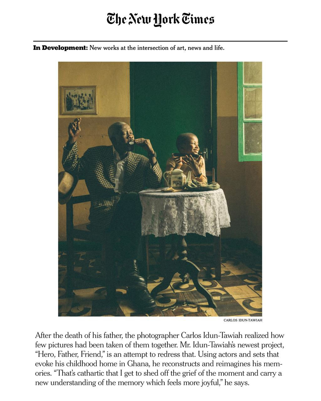 Carlos Idun-Tawiah reimagines his Childhood Memories