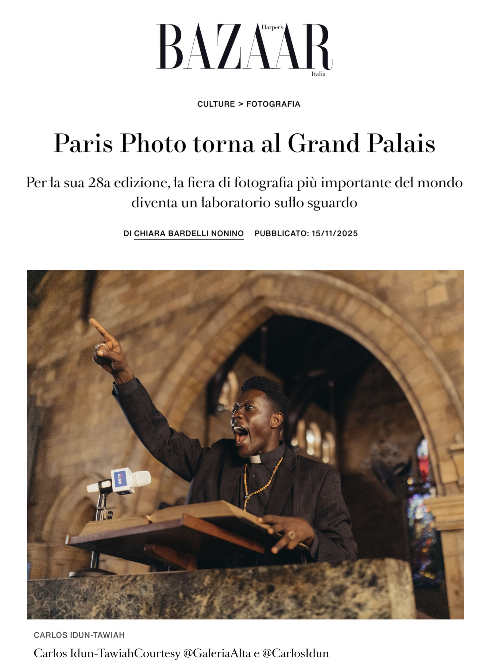 Per la sua 28a edizione, la fiera di fotografia più importante del mondo diventa un laboratorio sullo sguardo