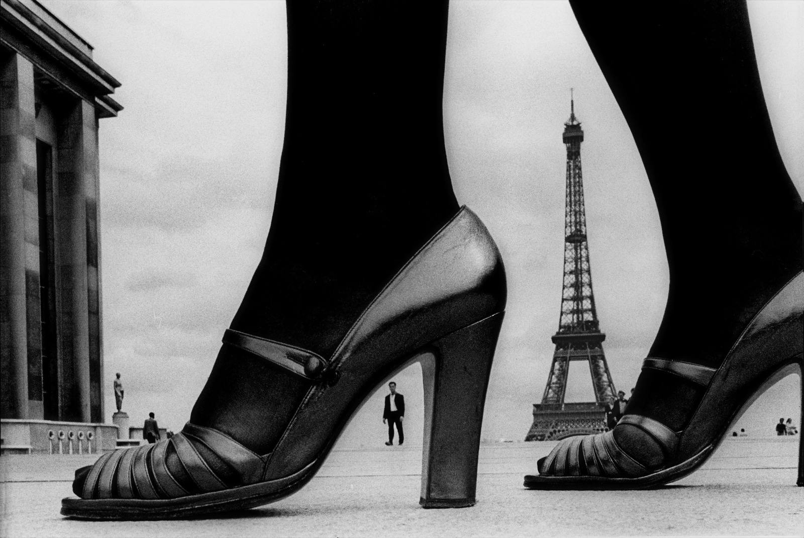 Frank Horvat, Shoes and Eiffel Tower for Stern, Paris, 1974