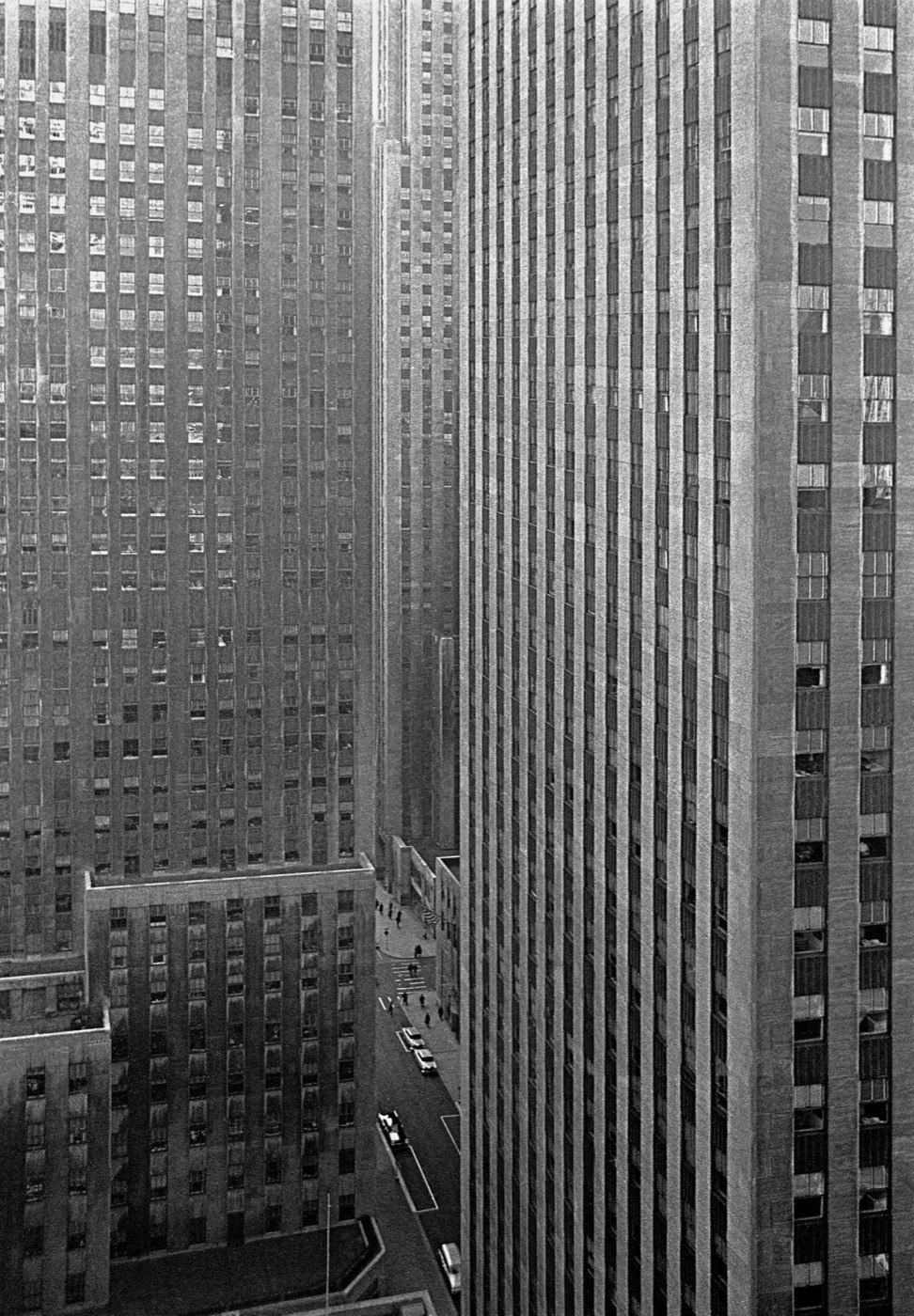 Frank Horvat, View of Rockefeller Center, New York City, 1963