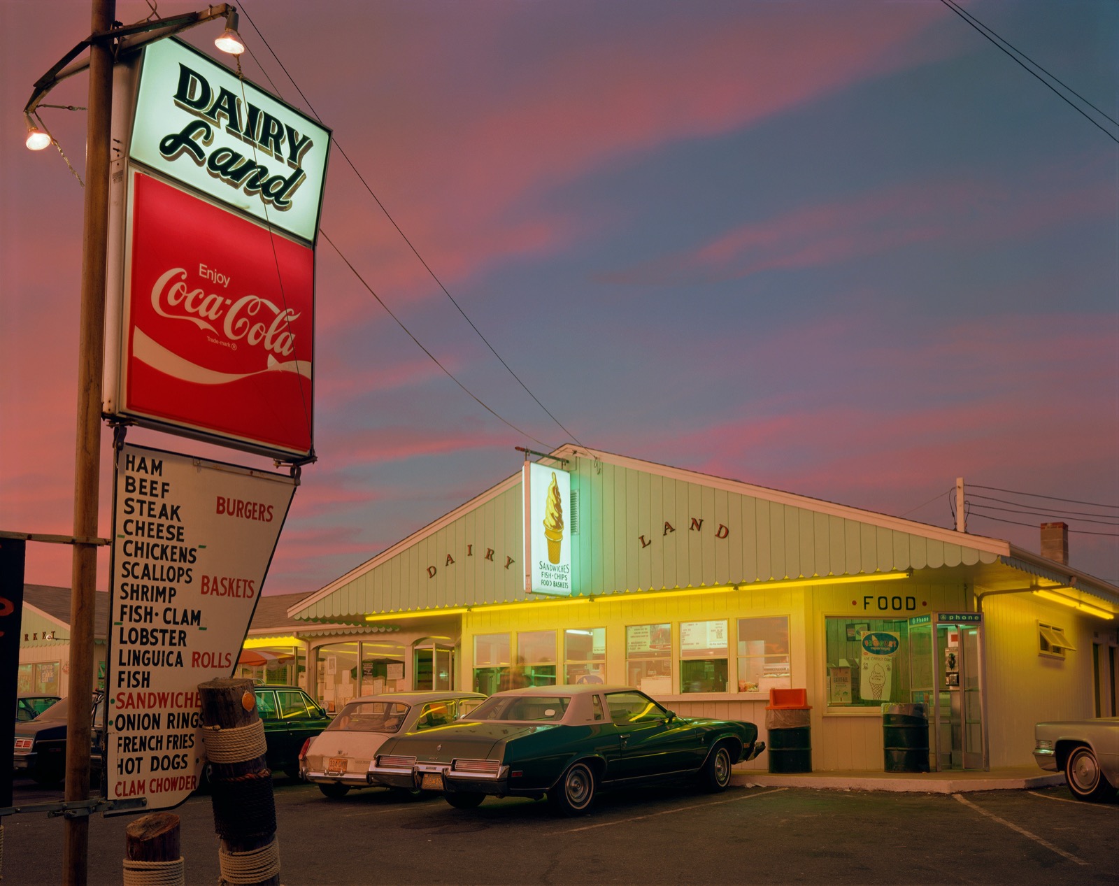 Joel Meyerowitz, Dairy Land, Provincetown, Massachusetts, 1976