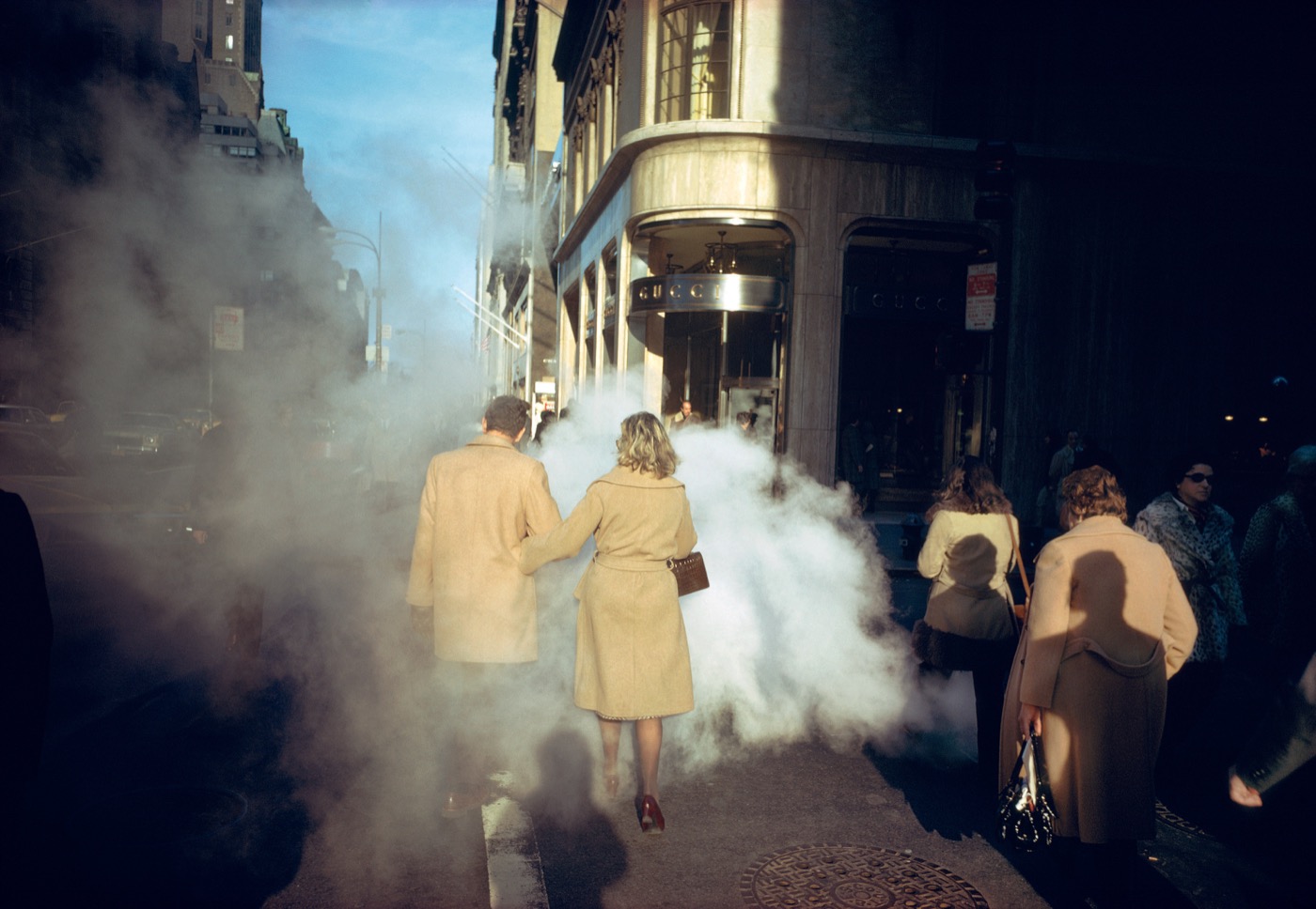 Joel Meyerowitz, Camel Coats, New York City, 1975